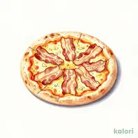 Mini Pizza, Garlic Bacon