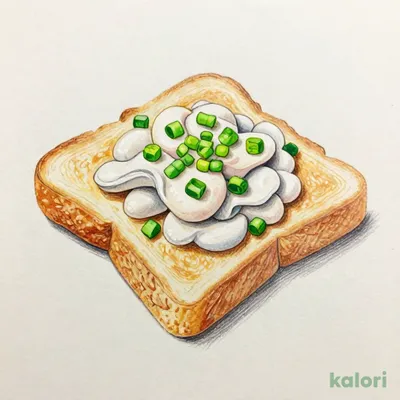 しらすと葱のブルスケッタ