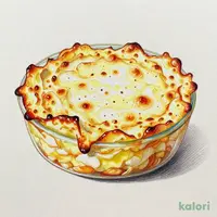 Baked Frico with Mozzarella and Mashed Potatoes