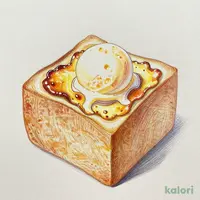 窯焼きパン・プディング～バニラジェラートのせ～