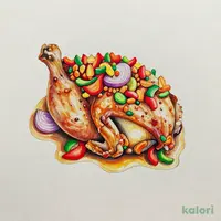 チキンのオーブン焼き〜シャキシャキ野菜ソース〜