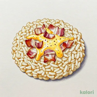 Morning Risotto (Bacon & Cheese)