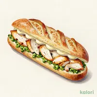 単品：カスクートサンド ～バジルチキンマヨ～