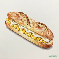 カスクートサンド～コーン＆マヨ～（ドリンクバー除く）