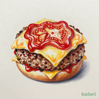 チーズトマトハンバーグ（ランチ・主菜のみ）