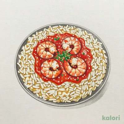 モーニングリゾット～えびのビスクトマト～(ドリンクバー除く）