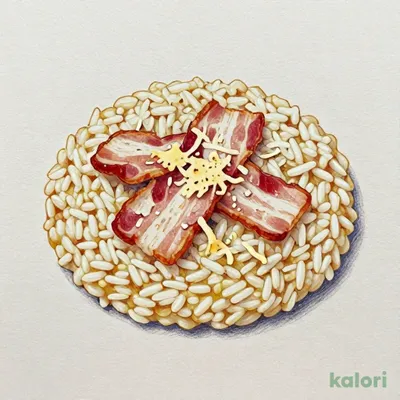 モーニングリゾット～ベーコンとチーズ～(ドリンクバー除く）