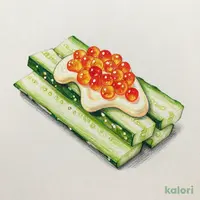 きゅうりの明太マヨのせ