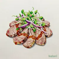 塩タンのサラダ仕立て