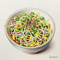 豆苗と豆もやしのナムル