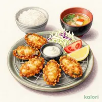 大粒牡蠣フライ6個（ご飯）