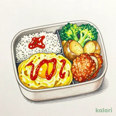 Kids' Omurice Bento