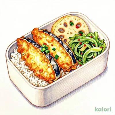 ほっけ竜田揚げ 弁当 〜もろみ醤油の香味ネギだれ〜（五穀ご飯）