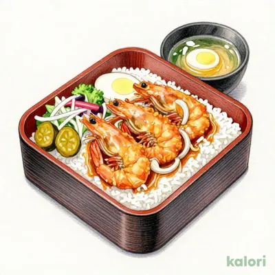 Shrimp and Egg Toji Rice Bowl