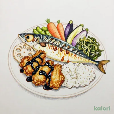 鶏と野菜の黒酢あんとしまほっけの炭火焼き 弁当（ご飯）
