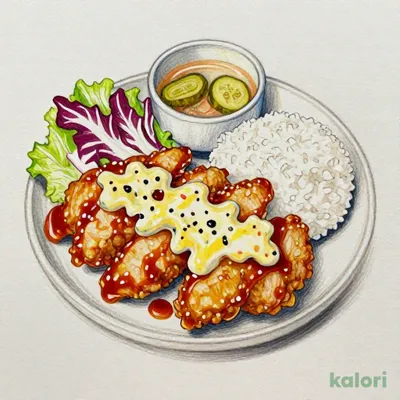 Chicken Nanban with Extra Portion (Rice Set)