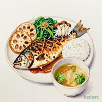 Charcoal-Grilled Saikyo-Miso Marinated Menuke Set Meal