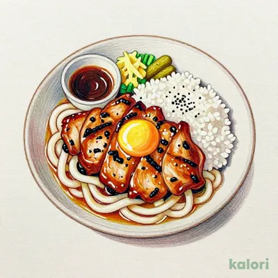 Charcoal-Grilled Chicken Oyakodon & Noodle Set