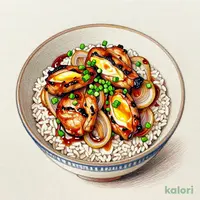 Charcoal-Grilled Chicken Oyakodon (Chicken & Egg Rice Bowl) with Five-Grain Rice