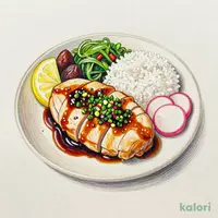 蒸し鶏のもろみ醤油香味ネギだれ 弁当（ご飯）