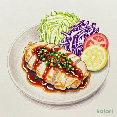 蒸し鶏のもろみ醤油香味ネギだれ（単品）