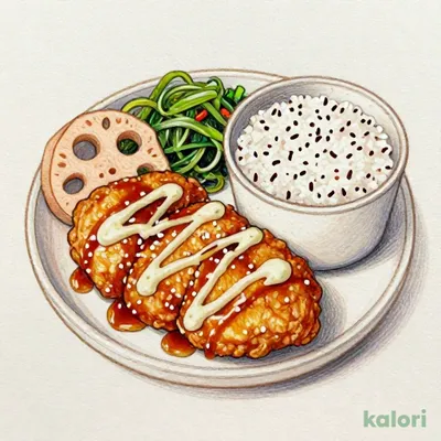 Chicken Breast Nanban Bento with Five-Grain Rice