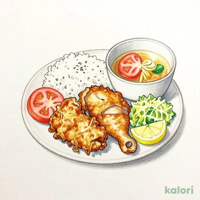 Aromatic Fried Chicken (Rice)