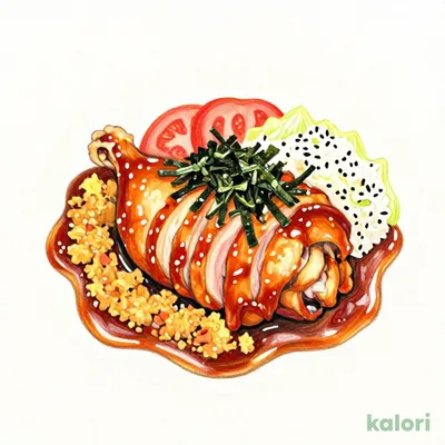 Extra Portion Demi-Glace Chicken Cutlet (Multigrain Rice)