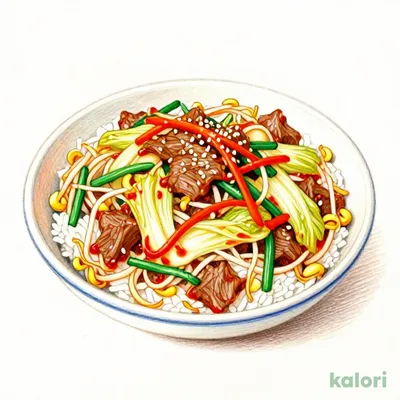Domestic Beef Stamina Teppanyaki (Rice)