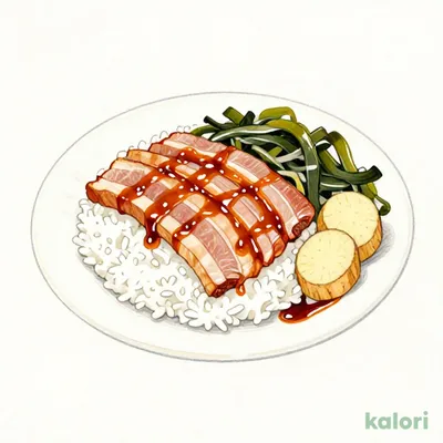 Ginger Pork Shoulder Bento (Rice)