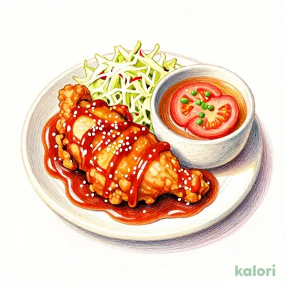 Sweet Soy Sauce Fried Chicken (Multigrain Rice)