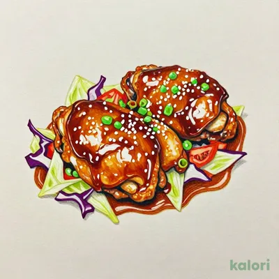 Sweet Soy Sauce Fried Chicken (Single Item)