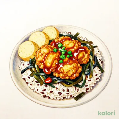 甘からだれの鶏唐揚げ 弁当（五穀ご飯）