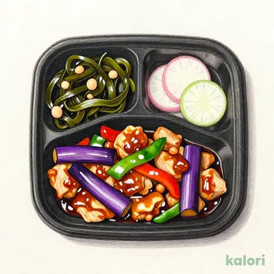 鶏と茄子のコクうま豆豉炒め 弁当（単品）