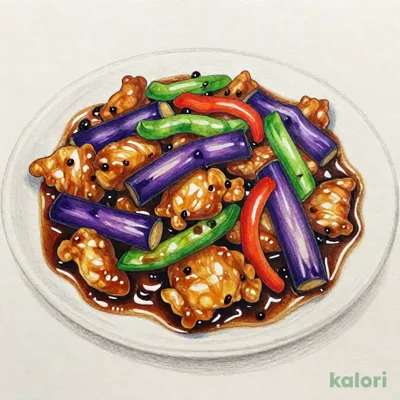 鶏と茄子のコクうま豆豉炒め（単品）