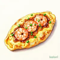 ぷりぷりエビ玉あんかけ