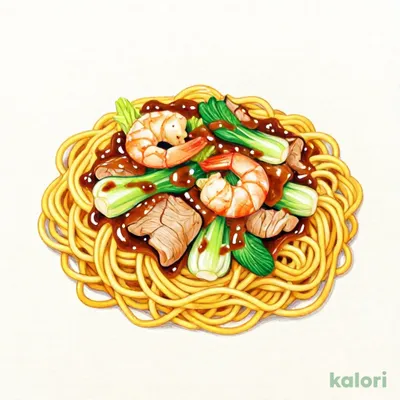 広東あんかけ焼きそば