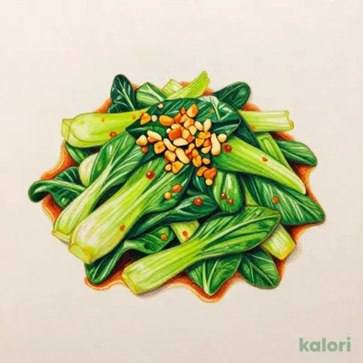 青菜ガーリック炒め
