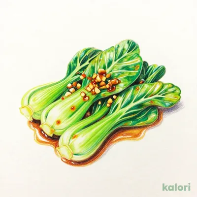 青菜ガーリック炒め(ジャスト)
