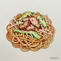 もちもち太麺の炒め焼きそば（大盛）