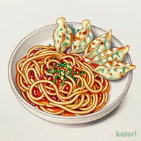 冷やし麻辣担々麺 餃子セット