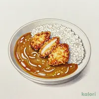 から揚げカレー(小)