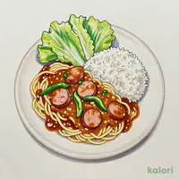 カレーwithナポ(並)