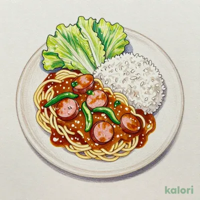 カレーwithナポ（並）