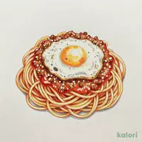 ミートソース目玉焼き(小)