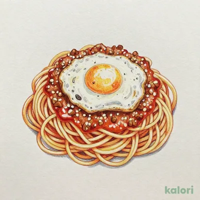 ミートソース目玉焼き（小）