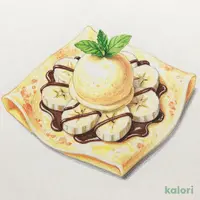 チョコバナナ（クレープ）