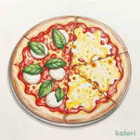 ハーフ＆ハーフ マルゲリータ×クアトロチーズ