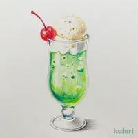 ライトグリーンフロート