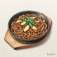 山椒香る!にらマシマシ!スタミナ焼きそば